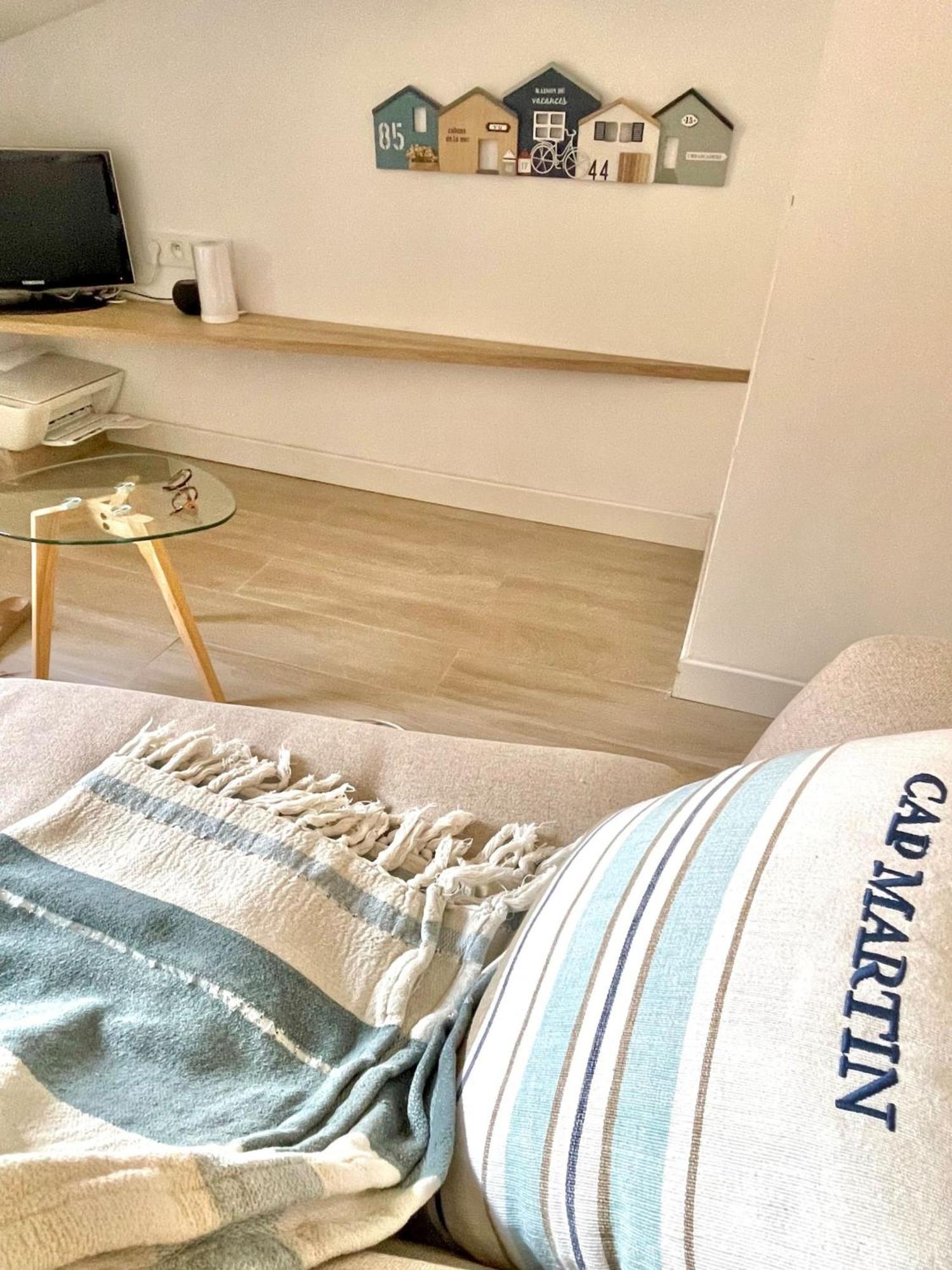 "Charmant Studio Moderne" Centre, Proche Plage Menton Exterior foto